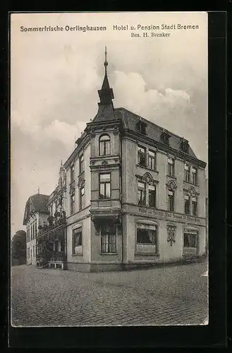 AK Oerlinghausen, Hotel und Pension Stadt Bremen
