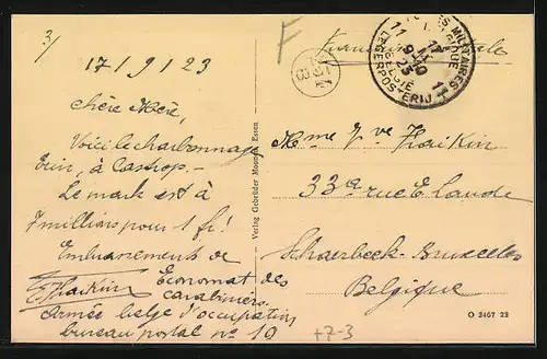 AK Castrop, Zeche Erin im Abendlicht