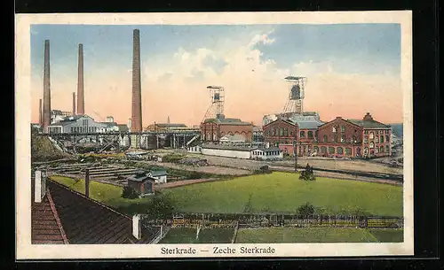 AK Sterkrade, Blick auf die Zeche