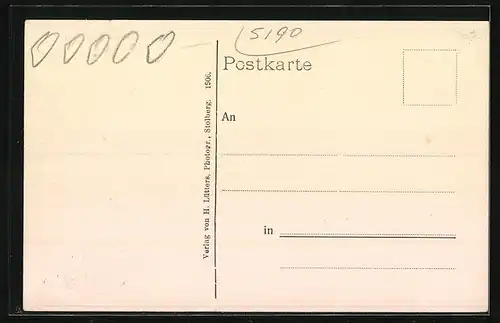 AK Zweifall, Totalansicht, Gasthaus zur Post