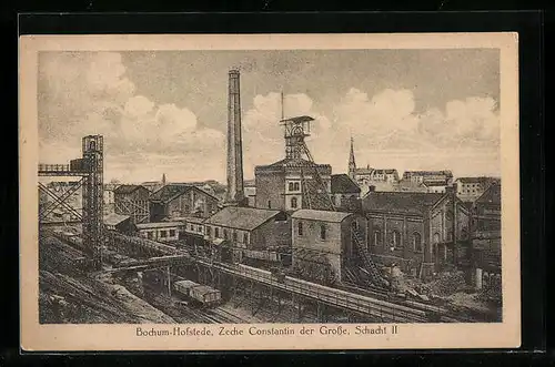 AK Bochum-Hofstede, Zeche Constantin der Grosse, Schacht II