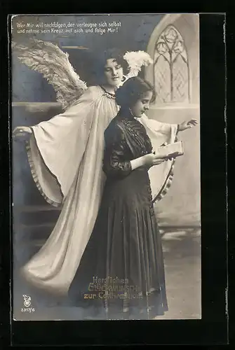 AK Schutzengel wacht über Konfirmandin