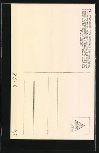 Künstler-AK Fidus: Tochter des Künstler