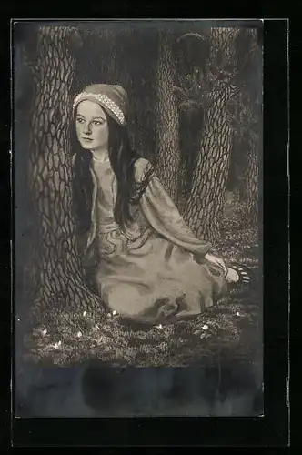 Künstler-AK Fidus: Tochter des Künstlers