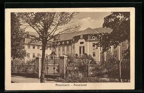 AK Rheinbach, Pensionat, Strassenansicht