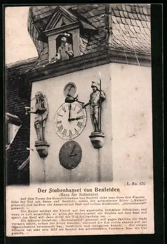 AK Benfeld, Der Stubenhansel am Haus der Ratsstube