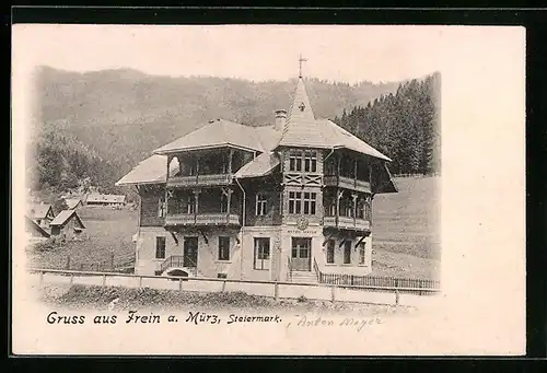 AK Frein a. Mürz, Hotel von Anton Mayer
