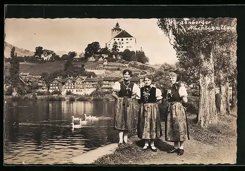 AK Werdenberg, Werdenberger Nachtigallen in Tracht am See