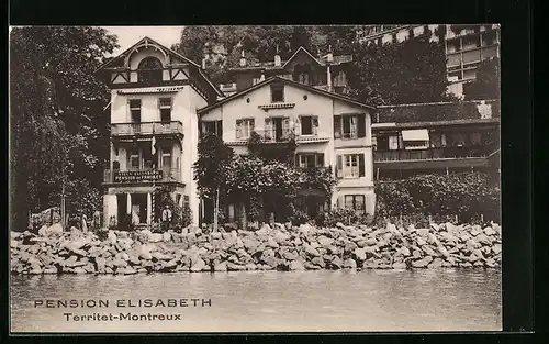 AK Territet-Montreux, Pension Elisabeth