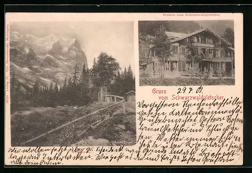 AK Wetterhorn, Gasthaus Pension Schwarzwaldgletscher