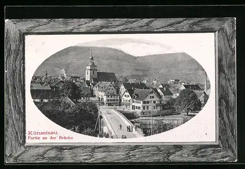 AK Künzelsau, Partie an der Brücke