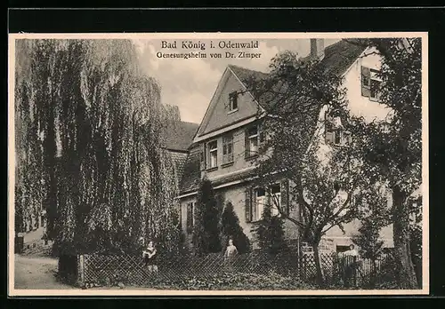 AK Bad König i. Odenwald, Genesungsheim von Dr. Zimper