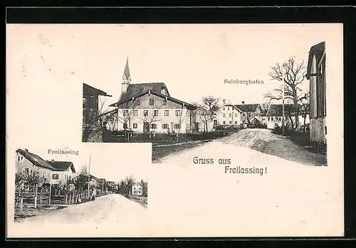 AK Freilassing, Salzburghofen, Kirche