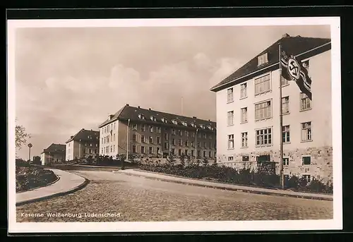 AK Lüdenscheid, Kaserne Weissenburg mit 
