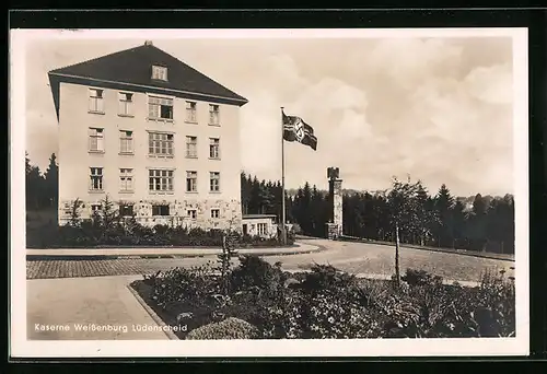 AK Lüdenscheid, Kaserne Weissenburg mit 