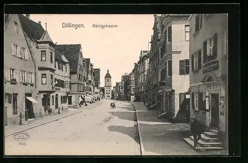 AK Dillingen, Partie in der Königstrasse