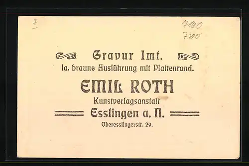 AK Gaildorf, Strassenpartie mit altem Schloss