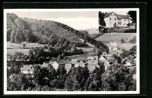 AK Urft-Steinfeld, Ortsansicht mit Landschulheim
