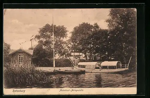 AK Ratzeburg, Motorboot-Anlegestelle