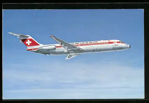 AK Flugzeug DC-9-32 der Fluggesellschaft Swissair