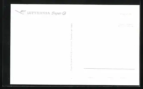 AK Flugzeug Super G, Lufthansa