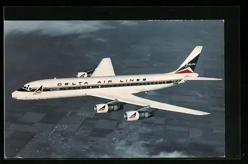 AK Douglas DC-8 Fanjet, Delta Air Lines, Flugzeug