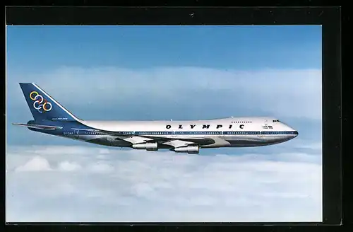 AK Boeing 747-200B Jumbo Jet, Olympic Airways, Flugzeug