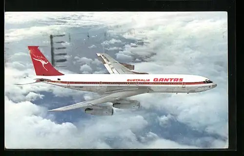 AK Qantas Boeing 707, Wantas Airways, Flugzeug