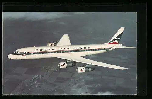 AK Douglas DC-8 Fanjet, Delta Air Lines, Flugzeug