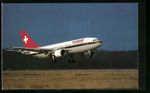 AK Airbus A-310, Swissair, Flugzeug