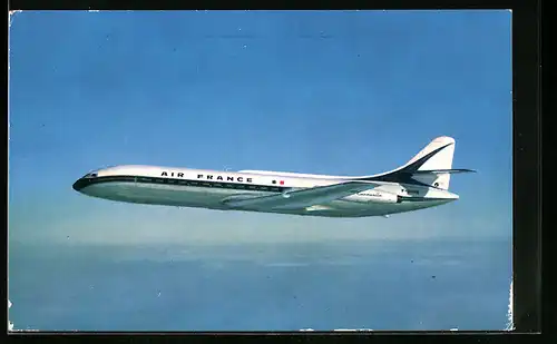 AK Flugzeug Caravelle der Fluggesellschaft Air France