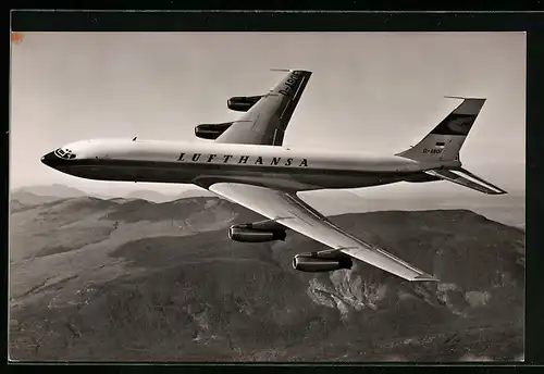 AK Boeing 707 Jet Intercontinental, Lufthansa, Flugzeug