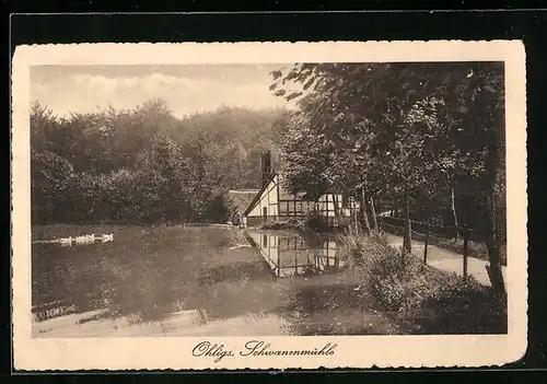 AK Ohligs, Partie an der Schwanenmühle
