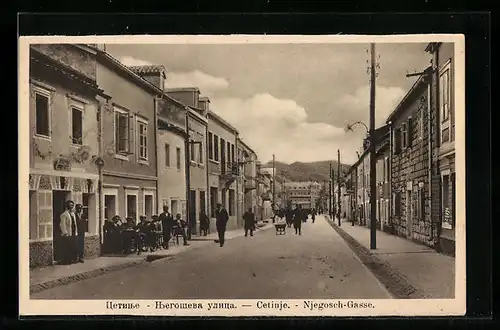 AK Cetinje, Blick in die Njegosch-Gasse