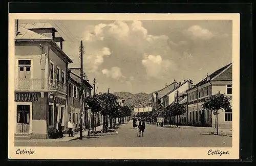 AK Cetinje, Strassenpartie im Zentrum
