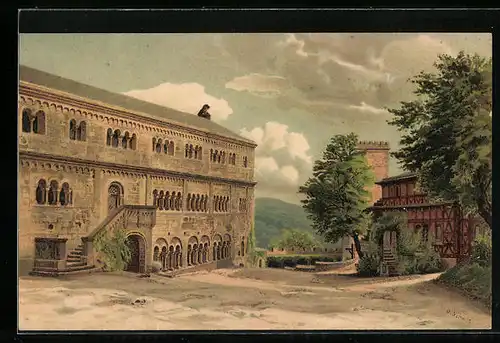 AK Haupt-Hof der Wartburg