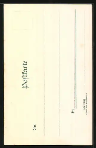 AK Heidelberg, Blick in den Burghof