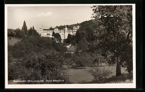 AK Badenweiler /Schwarzwald, Hotel Römerbad