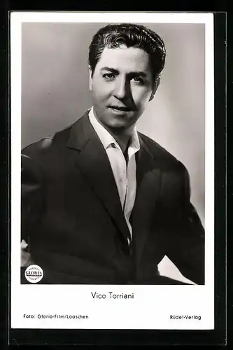 AK Schauspieler Vico Torriani in Santa Lucia