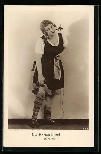 AK Schauspielerin Herma Kittel als Gretel