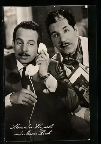 AK Schauspieler Alexander Hegarth und Mario Lerch in dem Film Meine Frau macht Musik