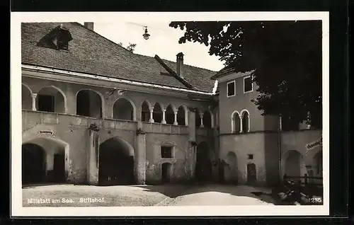 AK Millstatt am See, Motiv vom Stiftshof