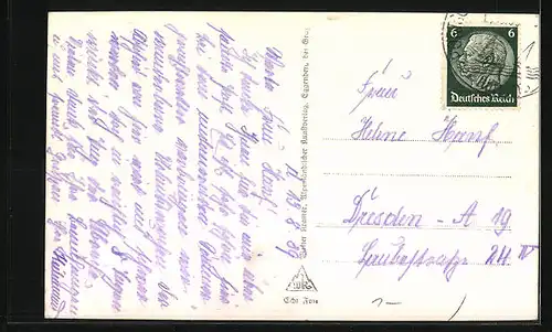 AK Pritschitz am Wörthersee, Ortsansicht aus der Vogelschau