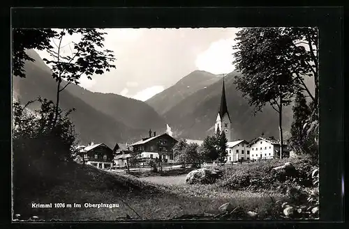 AK Krimml im Oberpinzgau, Kirche der Gemeinde