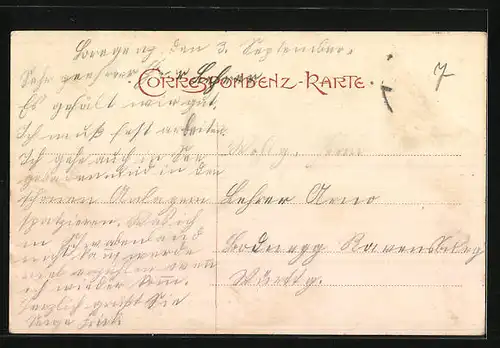 AK Bregenz, Ortsansicht mit Martinsturm