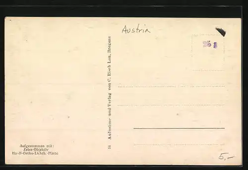 AK Bregenz, Hafenbild mit Bodenseedampfer