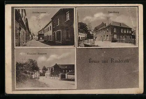 AK Randerath, Gasthof Reiners, Feldstrasse, Haus Sandberg