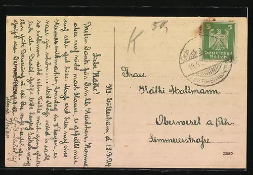 AK Kleinbüllesheim b. Rheinbach, Grosse Burg, Kirche, Hauptstrasse, Handlung Mahlberg