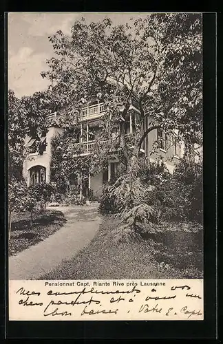 AK Lausanne, Pensionnat Capt, Riante Rive