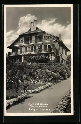 AK Lausanne, Pensionnat Johnston, Chemin de la Rosière, Chailly-Lausanne